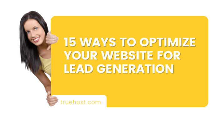 Optimizing your website for conversions and lead generation