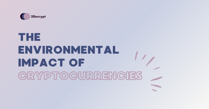 What are the environmental concerns surrounding blockchain technology and cryptocurrency mining?