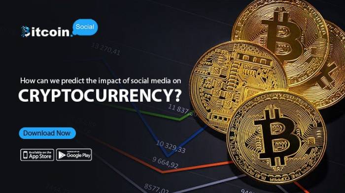 Social cryptocurrency impact