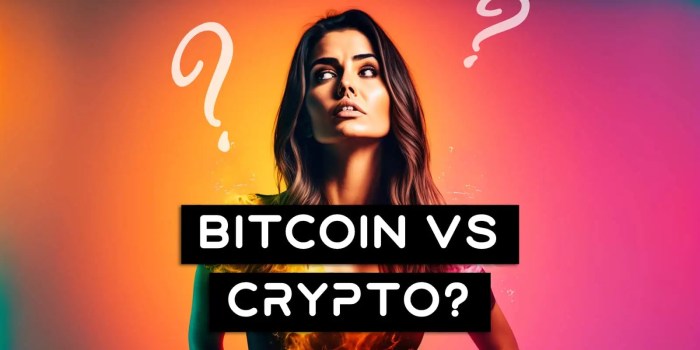 What are the key differences between Bitcoin and other cryptocurrencies?